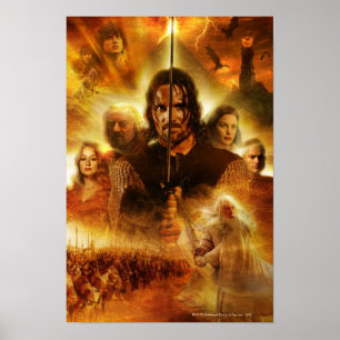 DER HERR DER RINGS: ROTK Aragorn Movie Poster