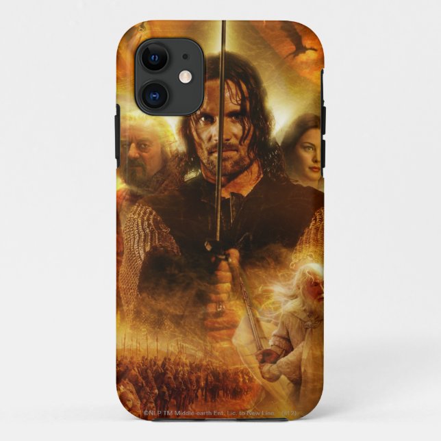 DER HERR DER RINGS: ROTK Aragorn Movie Poster Case-Mate iPhone Hülle (Rückseite)