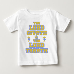Der Herr gibt und nimmt Bibel Zitat Baby T-shirt