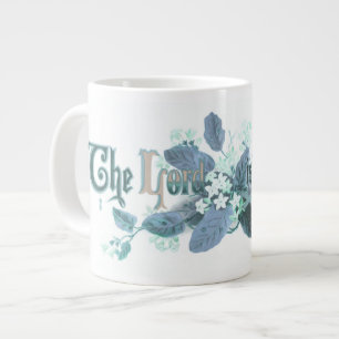 "Der Herr ist auferstanden" Vintage Osterkunst hel Jumbo-Tasse
