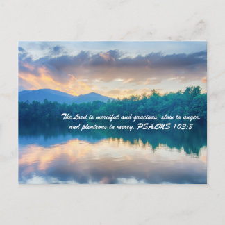 Der Herr ist barmherzig und barmherzig, zornig, Postkarte