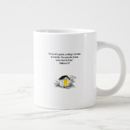 Der Herr ist gut - Nahum 1:7 Jumbo-Tasse