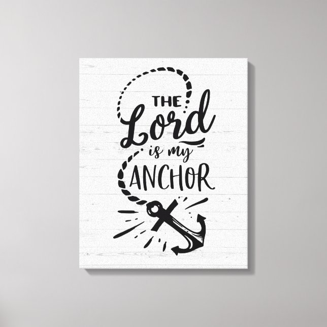 Der Herr ist mein Anker Leinwanddruck (Vorderseite)