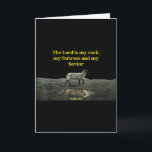 Der Herr ist mein Fels Psalm 18_2 - Christliche We Karte<br><div class="desc">Der Herr ist mein Fels Psalm 18_2 - Christliche Werte</div>