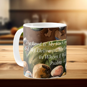 Der Herr ist mein Felsen; originelle Kunstpsalmen1 Kaffeetasse