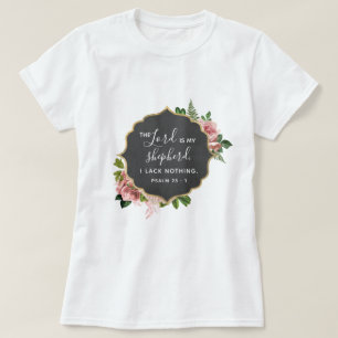 Der Herr ist mein Hirte Bibel Psalm 23 Christlich T-Shirt