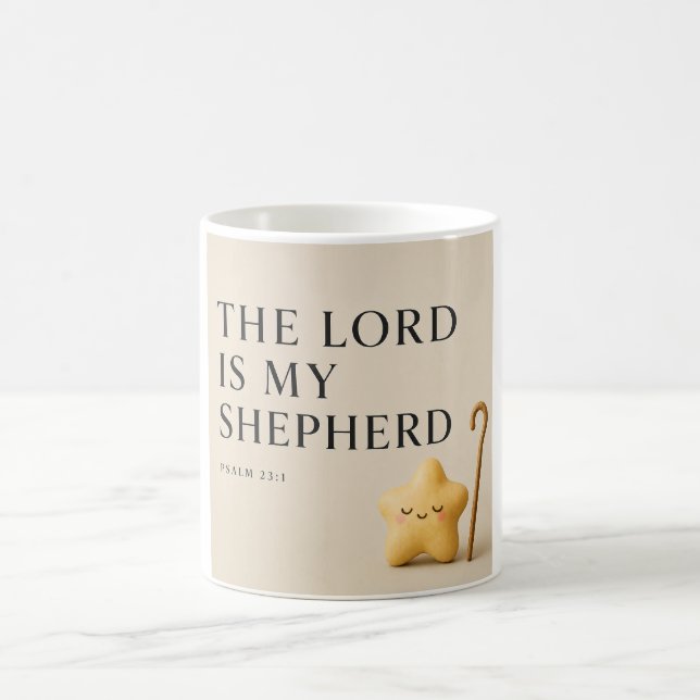 DER HERR IST MEIN HIRTE | Christlich  Kaffeetasse (Mittel)