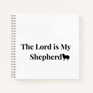 Der Herr ist mein Hirte Christliches Gebetsheft Notizbuch