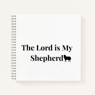 Der Herr ist mein Hirte Christliches Gebetsheft Notizbuch