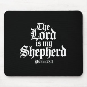 Der Herr ist mein Hirte Gothic Christian Mousepad