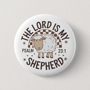Der Herr ist mein Hirte Jesus Erntedankfest Button