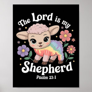 Der Herr ist mein Hirte Ostern Christliche Glauben Poster