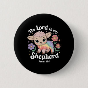 Der Herr ist mein Hirte Ostern Christlicher Glaube Button