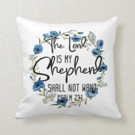 Der Herr ist mein Hirte| Psalm 23:1 Bibelverse Kissen