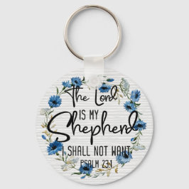 Der Herr ist mein Hirte | Psalm 23:1 Bibelverse Schlüsselanhänger