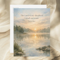 Der Herr ist mein Hirte Psalm 23:1 Christlich