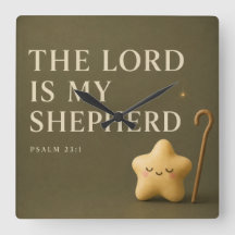 Der Herr ist mein Hirte | Psalm 23:1 | Olivgrün