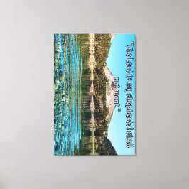 Der Herr ist mein Hirte – Psalm 23:1 Schrift Wall Leinwanddruck