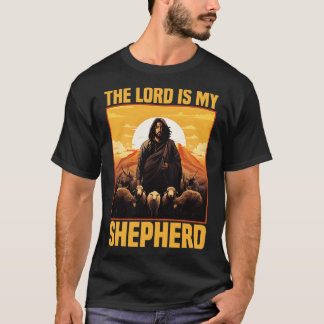 Der Herr ist mein Hirte Psalm 23 Christliches Gesc T-Shirt