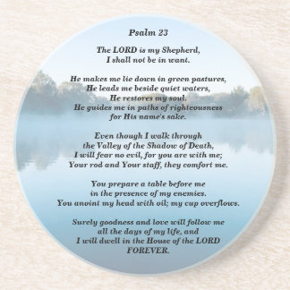 Der Herr ist mein Hirte Psalm 23 Getränkeuntersetzer