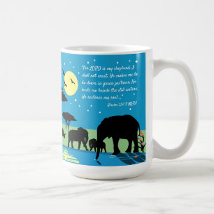 "Der Herr ist mein Hirte..." - Psalm 23 Kaffeetasse