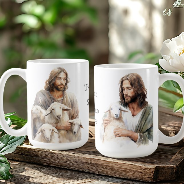 Der Herr ist mein Hirte - Psalm 23 Kaffeetasse (Von Creator hochgeladen)