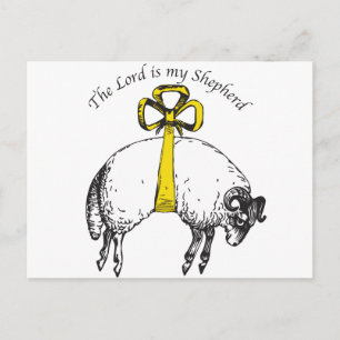 Der Herr ist mein Hirte Psalm 23 Postkarte