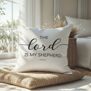 Der Herr ist mein Hirte Psalm 23 Spitze Druck Kissen