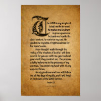 Der Herr ist mein Hirte (Schrift: Psalm 23)