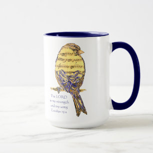 Der Herr ist mein Kraft-Song-Bird Tasse