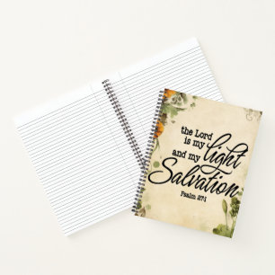 Der Herr ist mein Licht: Hardcover-Gebetsjournal Notizbuch