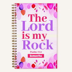 Der Herr ist mein Rock Boho Christlich Girl Journa Notizbuch