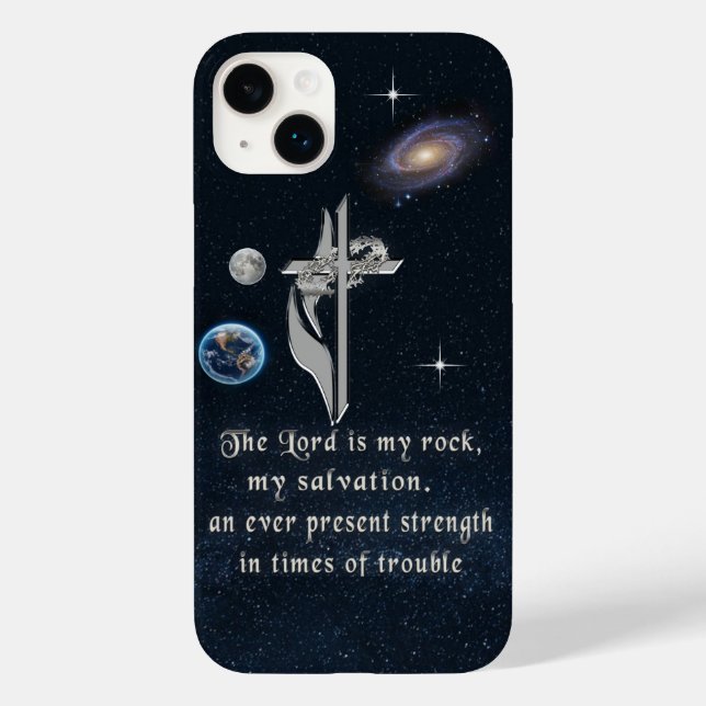Der Herr ist mein Rock iPhone 14 plus Fall Case-Mate iPhone Hülle (Rückseite)