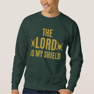 Der Herr ist mein Schild zitieren Männer Sweatshirt