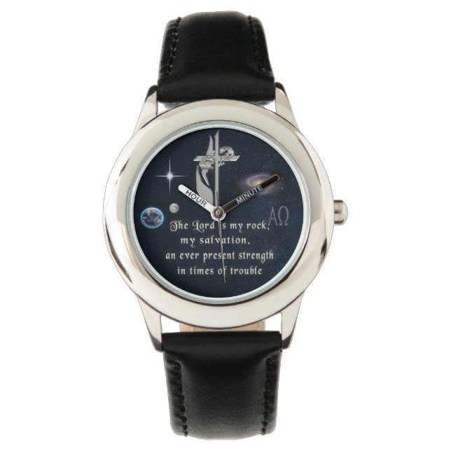 Der Herr ist mein Stein Armbanduhr (Vorderseite)