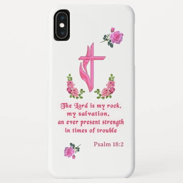 Der Herr ist mein Stein Case-Mate iPhone Hülle (Rückseite)