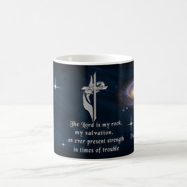 Der Herr ist mein Stein Kaffeetasse (Mittel)