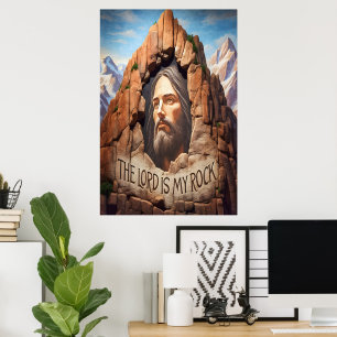 Der Herr ist mein Stein Poster