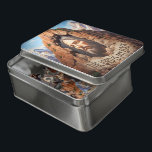 Der Herr ist mein Stein Puzzle<br><div class="desc">Ein Gemälde Jesu Christi mit den Worten Der Herr ist mein Gestein, inspiriert durch Psalm 18;2.</div>