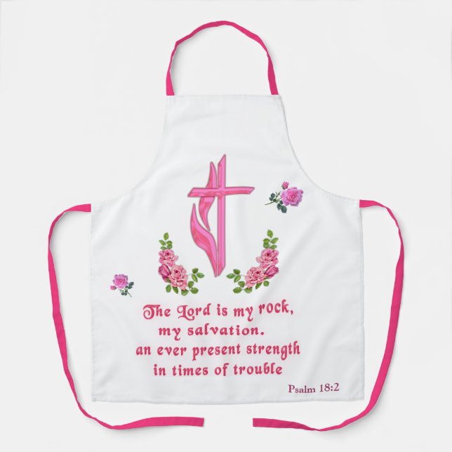 Der Herr ist mein Stein Schürze (Vorderseite)