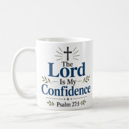 Der Herr ist mein Vertrauen Christlicher Glaubensz Kaffeetasse
