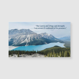 Der Herr ist mein Zufluchtsberg Seefoto Magnet