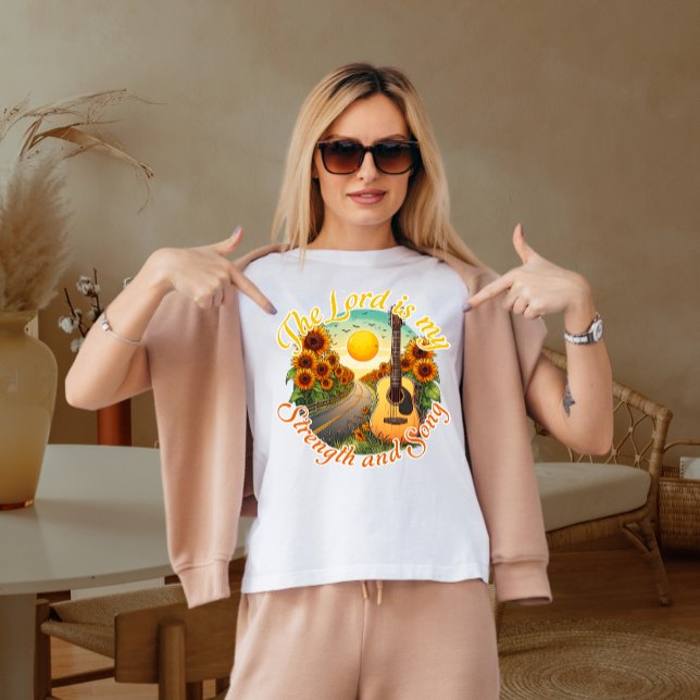 Der Herr ist meine Stärke und mein Lied T-Shirt (Von Creator hochgeladen)