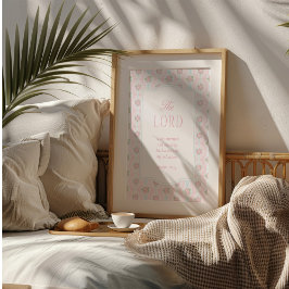 Der Herr ist meine Stärke und meine Liegemauer Kun Poster