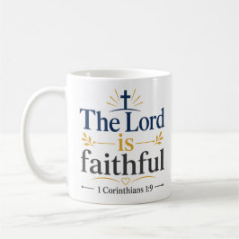 Der Herr ist treu Inspirierendes christliches Zita Kaffeetasse