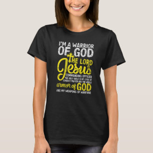 Der Herr, Jesus, rühmt Gott, überkreuzt den Glaube T-Shirt