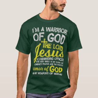 Der Herr, Jesus, rühmt Gott, überkreuzt den Glaube T-Shirt