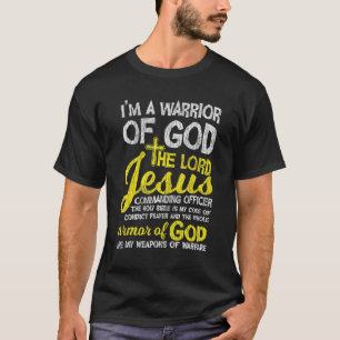 Der Herr, Jesus, rühmt Gott, überkreuzt den Glaube T-Shirt