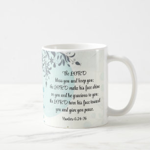 Der Herr segne dich, 4. Mose 6:24, Bibelvers Tasse
