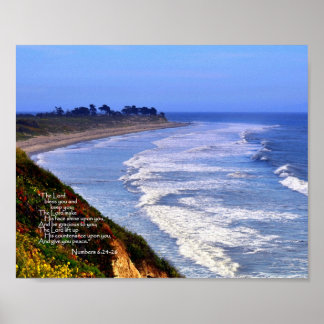 Der Herr segne dich und Behalte dich Poster